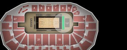 Seat view from Courtside