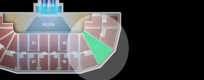 Seat view from Section