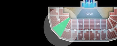 Seat view from Section