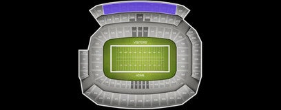 Seat view from Visitor Sideline