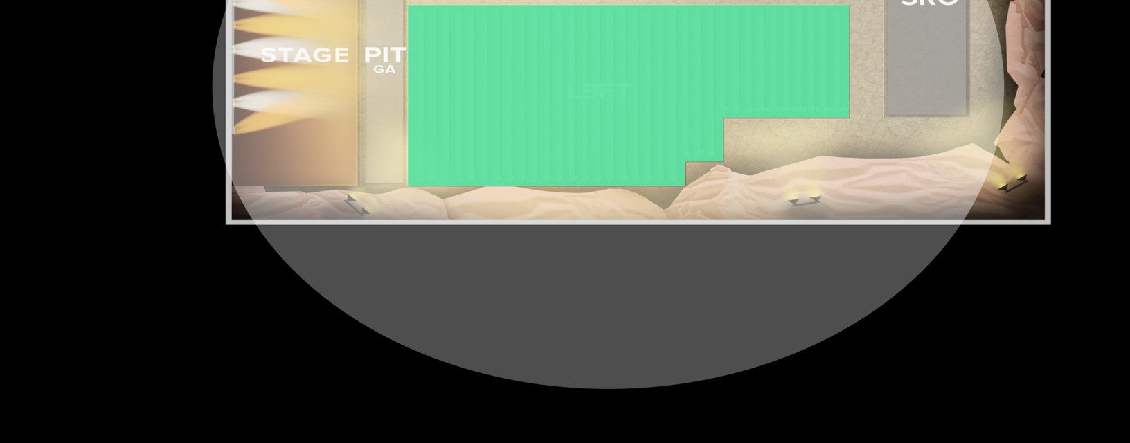 Seat view from Left