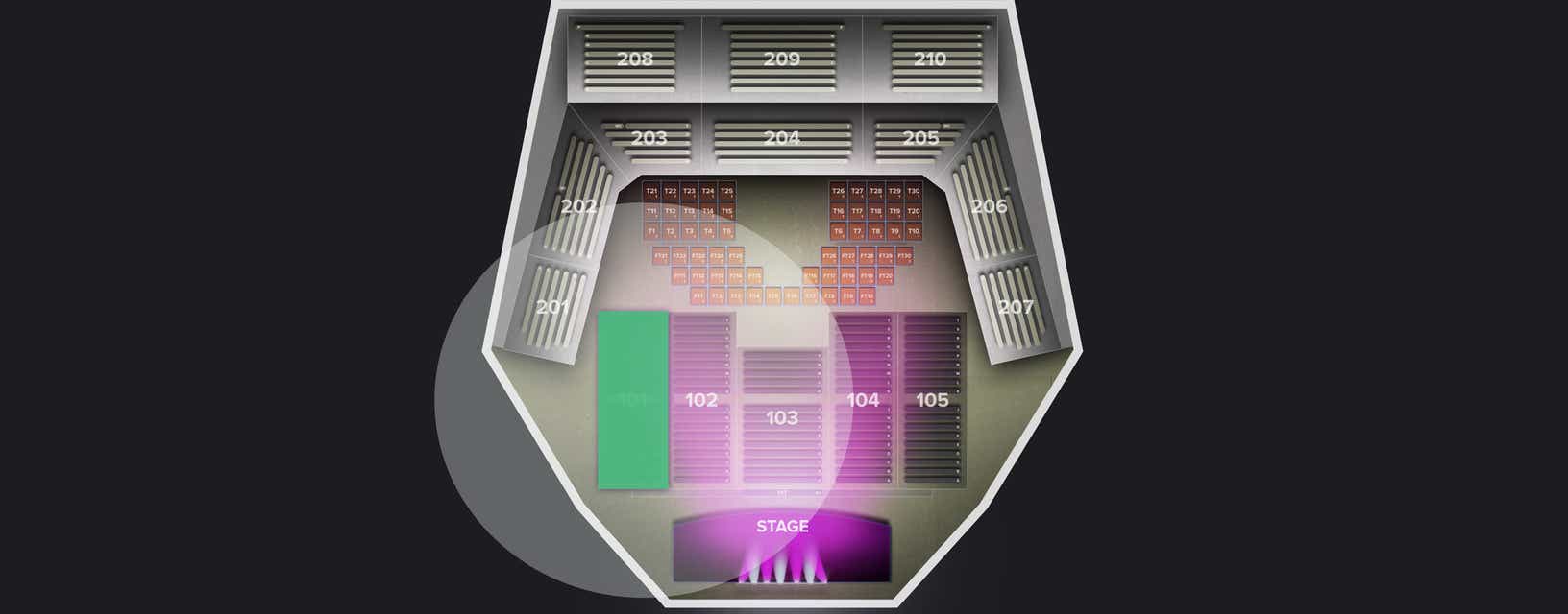 Seat view from Floor