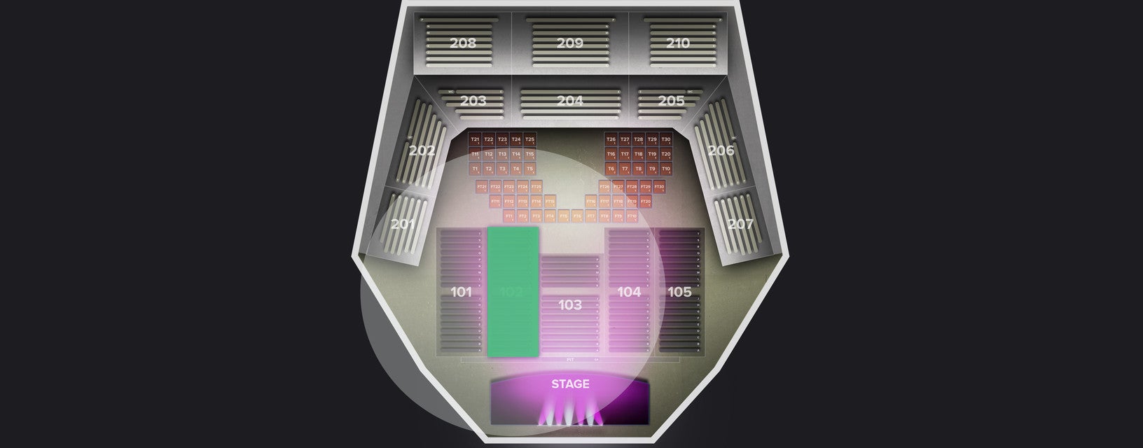 Seat view from Floor