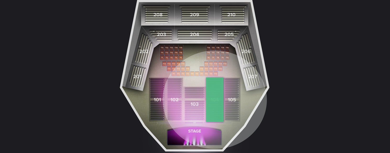 Seat view from Floor