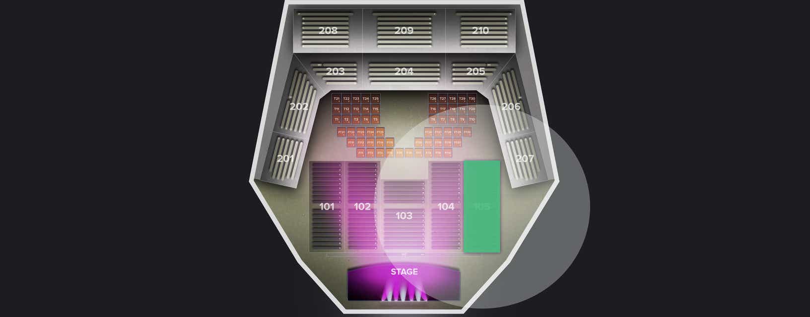 Seat view from Floor