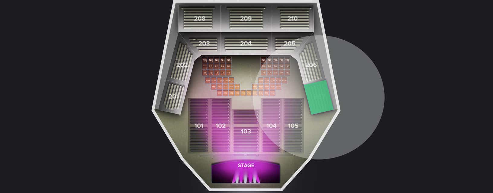 Seat view from Balcony