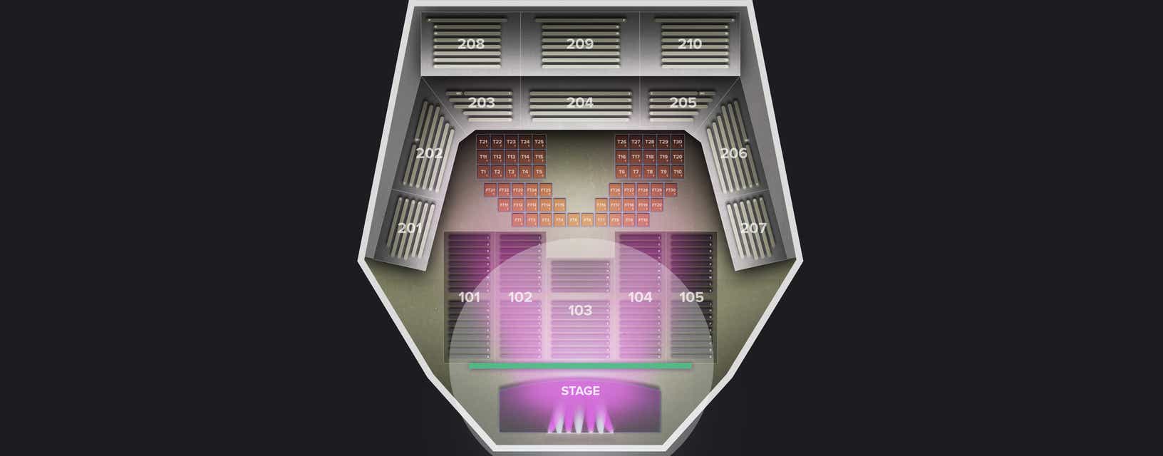 Seat view from Pit