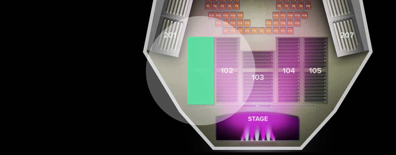 Seat view from Floor