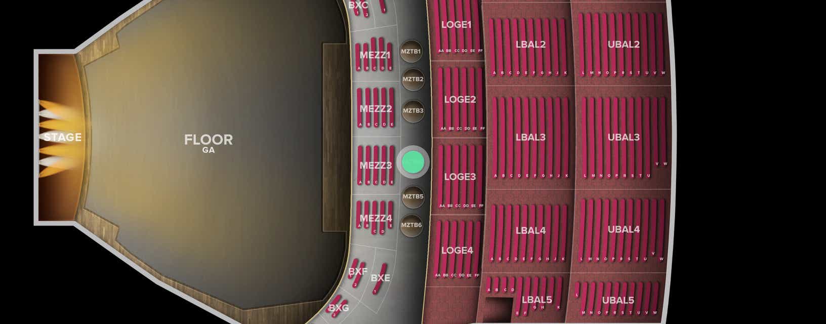 Seat view from Section
