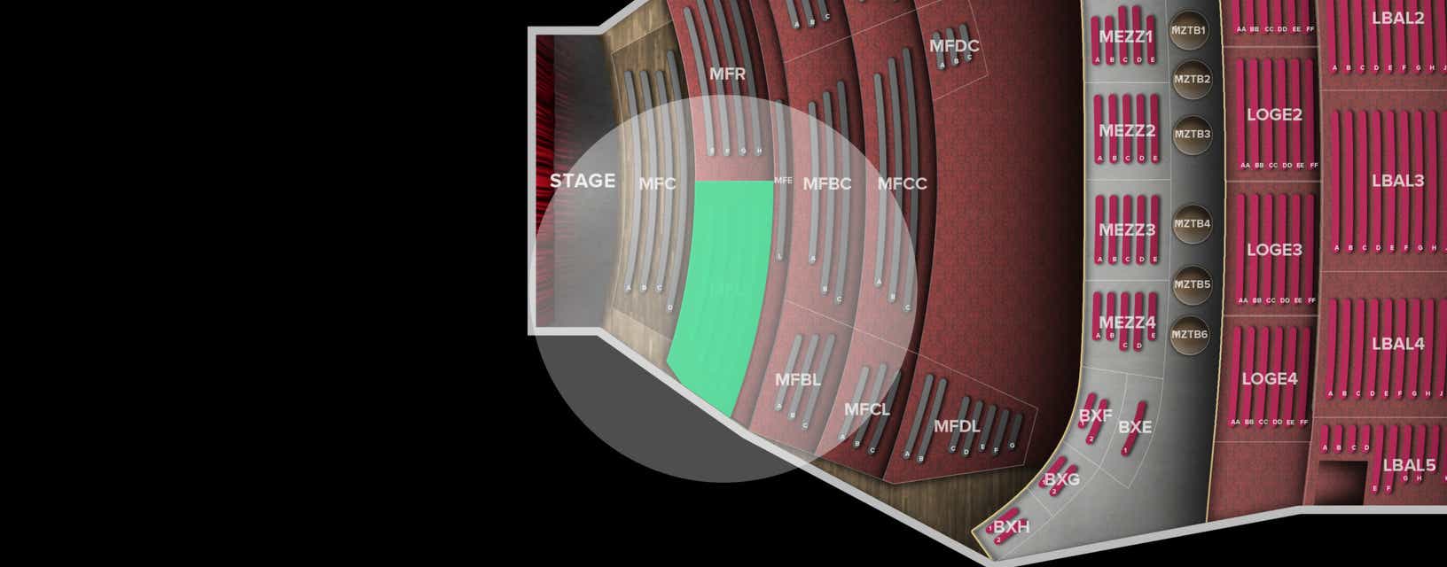 Seat view from Main Floor