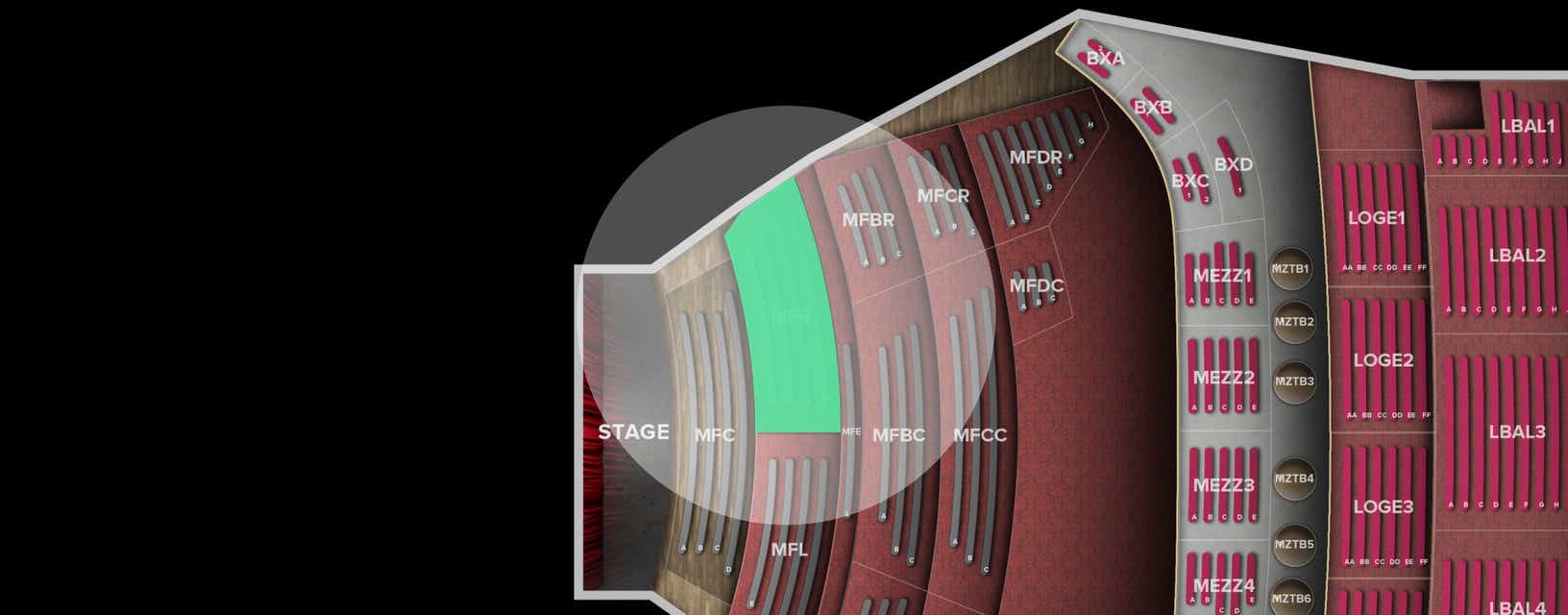 Seat view from Main Floor