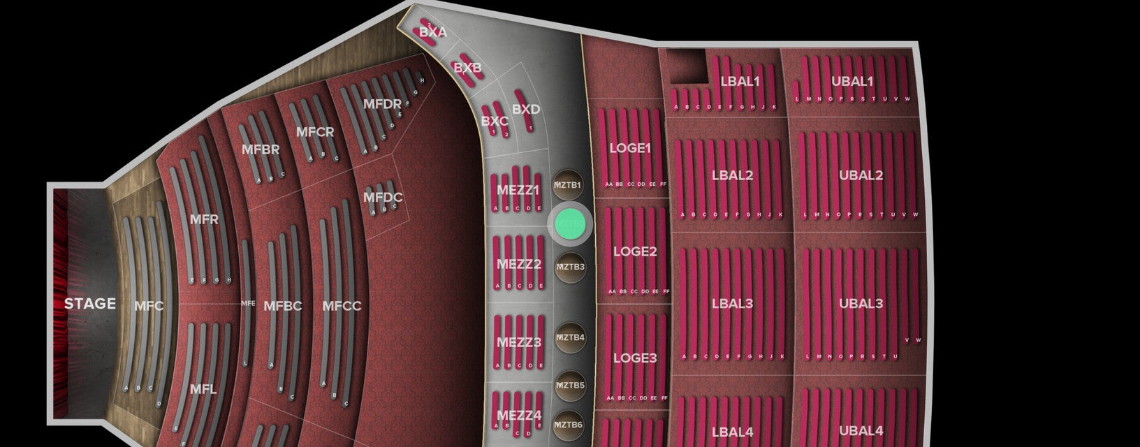 Seat view from Section