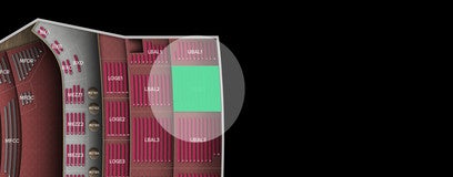 Seat view from Upper Balcony