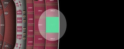 Seat view from Upper Balcony