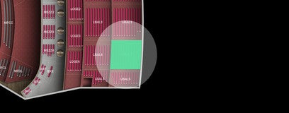 Seat view from Upper Balcony