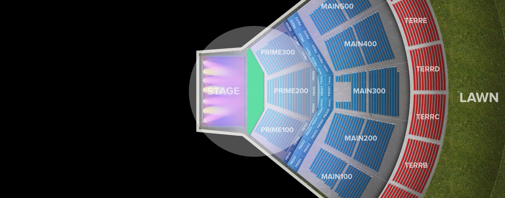Seat view from Pit