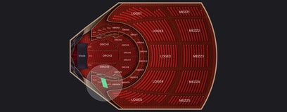 Seat view from Grand Salle Box