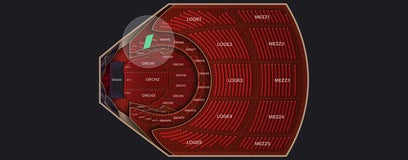 Seat view from Grand Salle Box