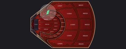 Seat view from Grand Salle Box