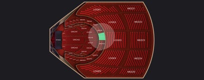 Seat view from Grand Salle Box
