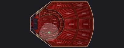 Seat view from Orchestra Box