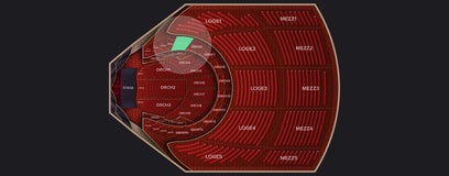 Seat view from Grand Salle Box