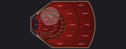 Seat view from Orchestra Box