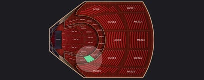 Seat view from Grand Salle Box