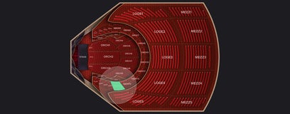 Seat view from Grand Salle Box