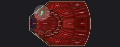 Seat view from Grand Salle Box