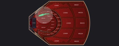 Seat view from Loge Box