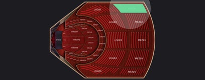 Seat view from Mezzanine