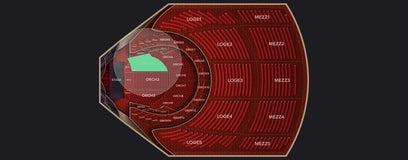 Seat view from Orchestra