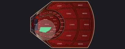 Seat view from Orchestra