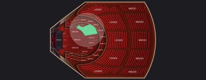 Seat view from Orchestra