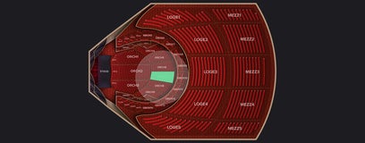 Seat view from Orchestra