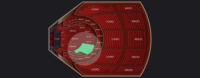 Seat view from Orchestra