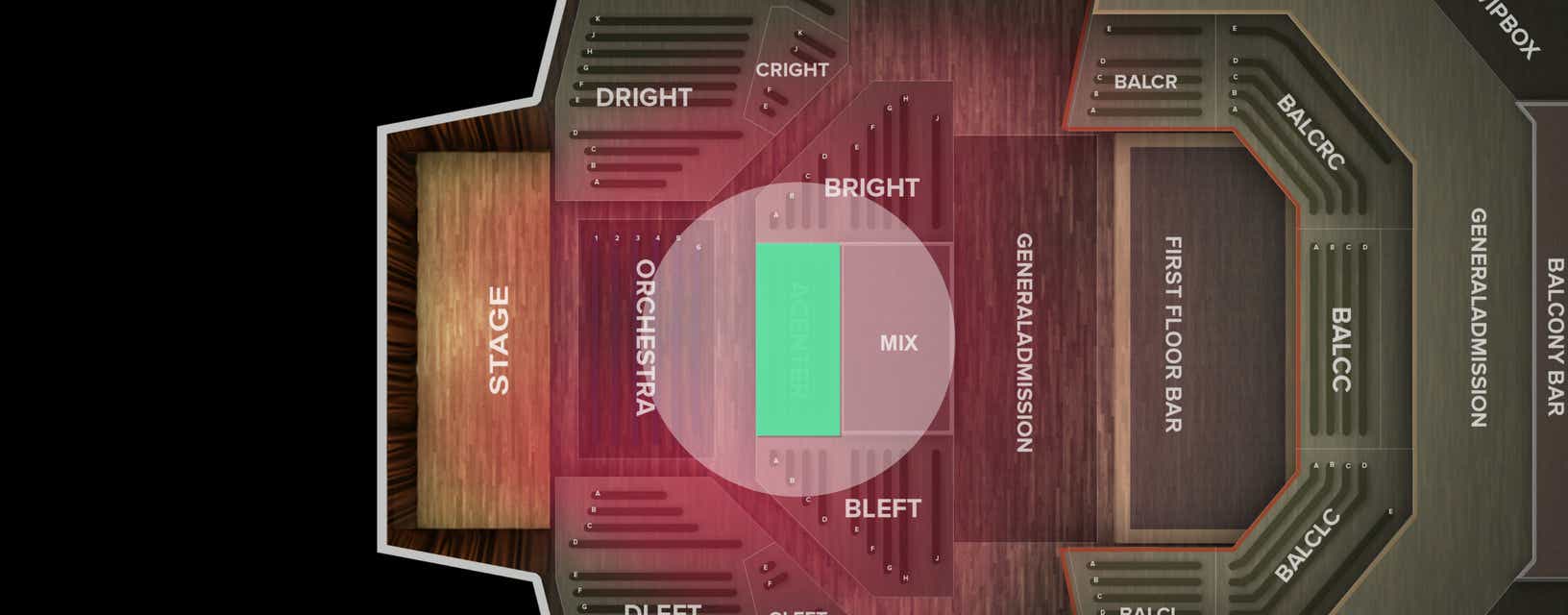 Seat view from A Center
