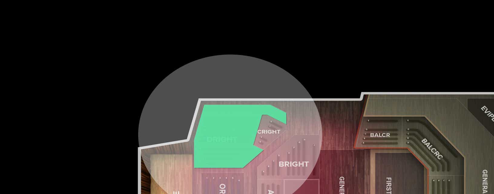 Seat view from D Right