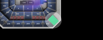 Seat view from Mezzanine