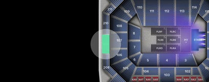 Seat view from Mezzanine
