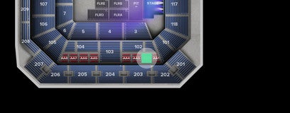 Seat view from All American Club