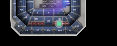 Seat view from All American Club