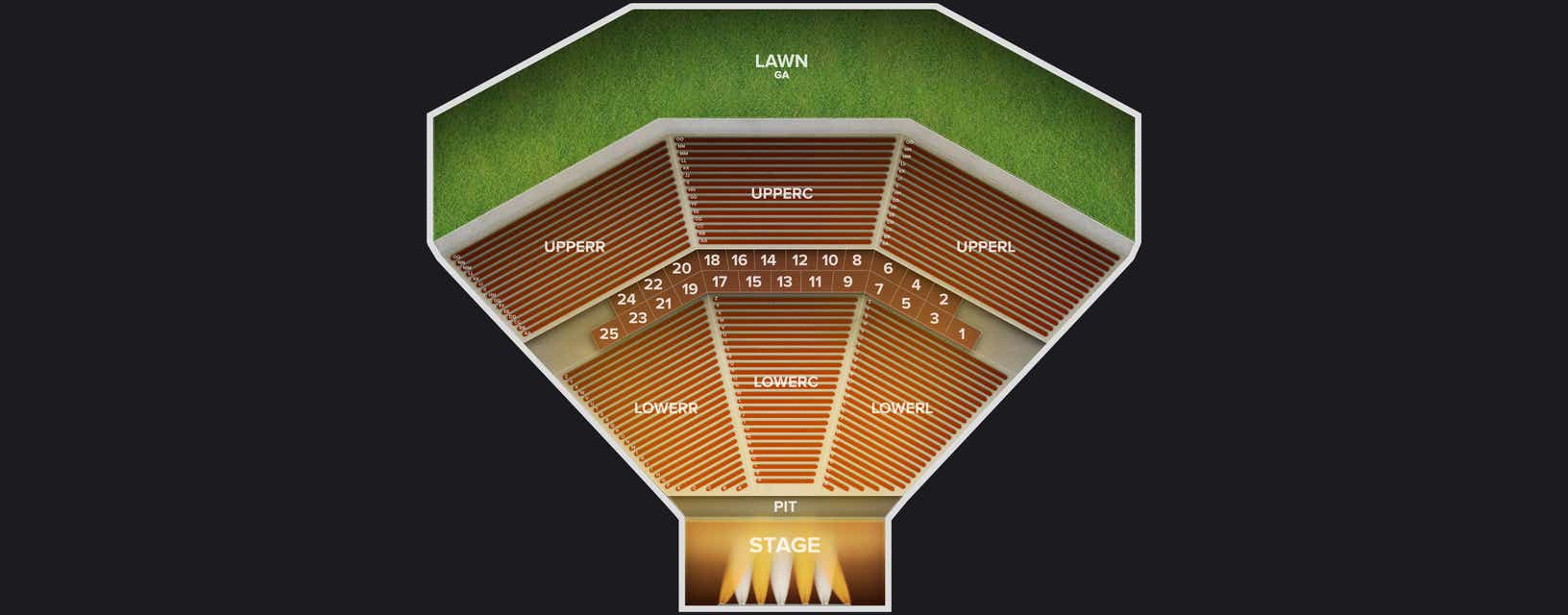 Seat view from Lower