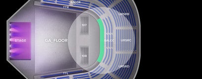 Seat view from The Track