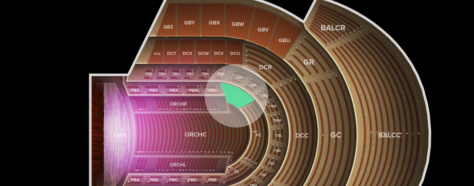 Seat view from Parterre