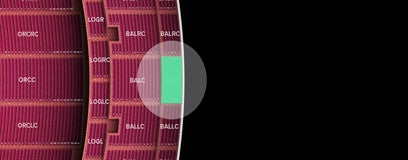 Seat view from Balcony Center