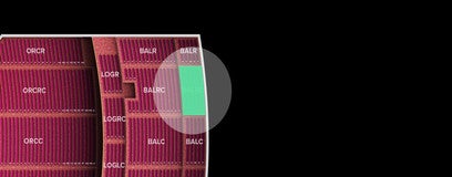 Seat view from Balcony Right Center