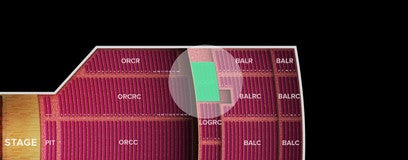 Seat view from Loge Right