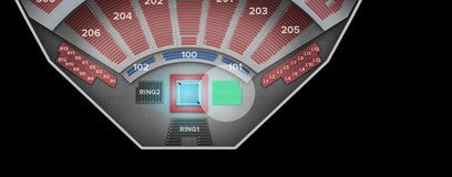 Seat view from Ringside